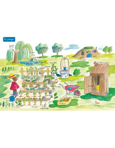 Petite taupe - L'imagier de la nature - Auzou