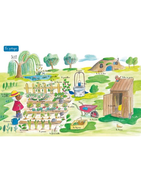 Petite taupe - L'imagier de la nature - Auzou