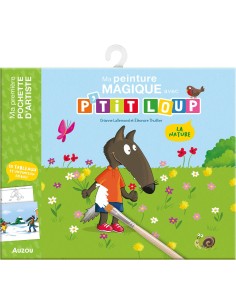 Ma pochette d'artiste - Ma peinture magique p'tit loup - La nature - Auzou