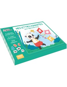 L'école des pandas - Mes lettres aimantées pour apprendre à lire - Auzou