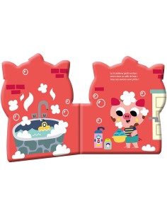 Mes amis du bain - Les trois petits cochons - Auzou 2