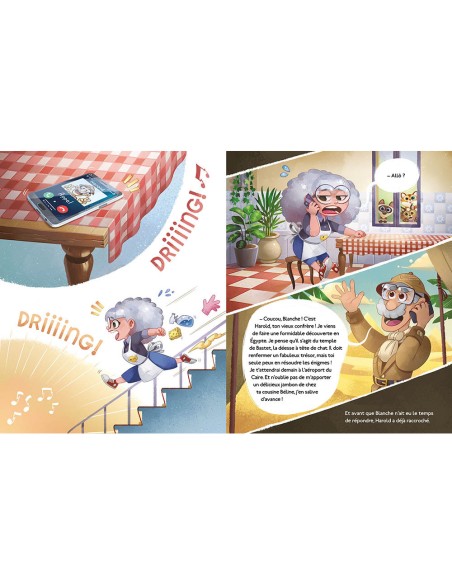 Blanche et les chats en égypte - Auzou