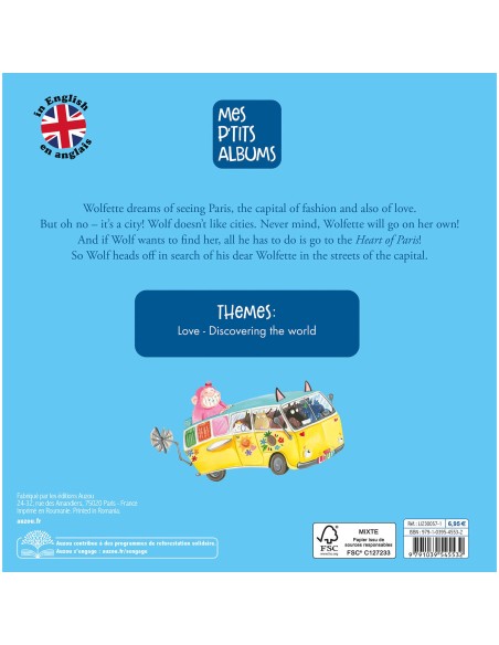 The wolf who explored paris - Auzou