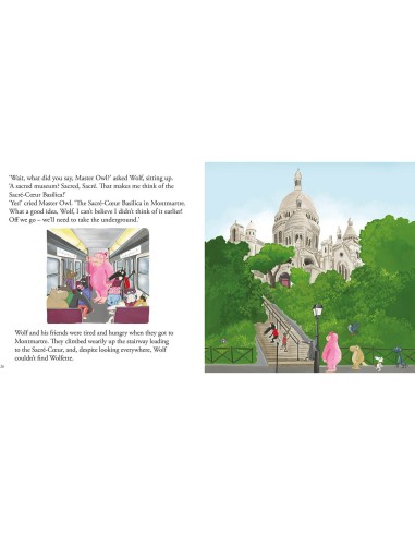 The wolf who explored paris - Auzou