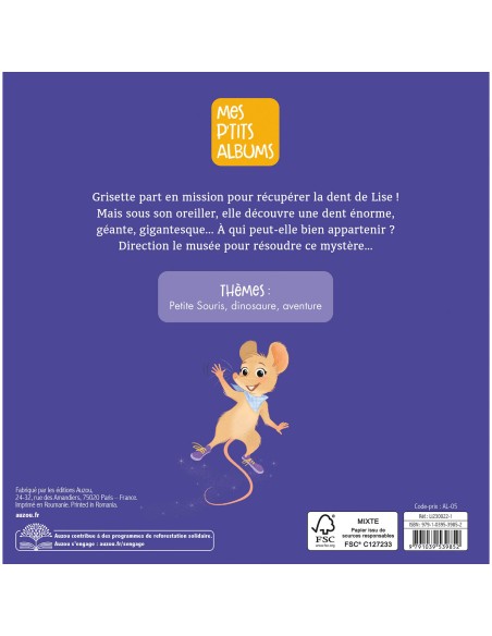 Grisette et la dent du dinosaure - Auzou