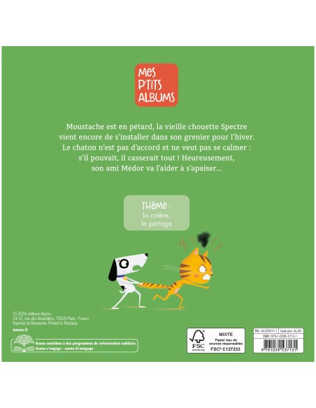 Calme-toi, moustache - Auzou