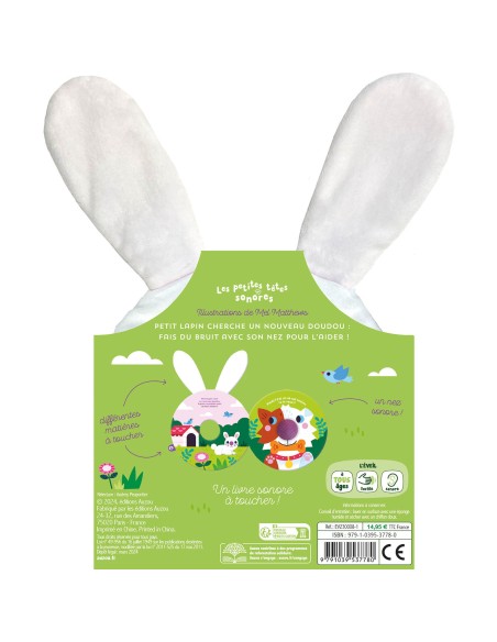 Petit lapin veut un doudou - Auzou