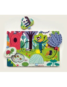 Mon premier puzzle d'encastrement - Coucou caché - Auzou 2