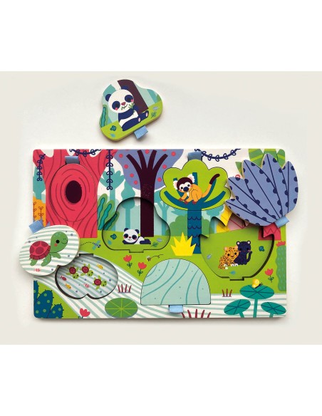 Mon premier puzzle d'encastrement - Coucou caché - Auzou