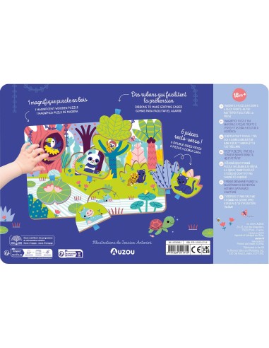 Mon premier puzzle d'encastrement - Coucou caché - Auzou