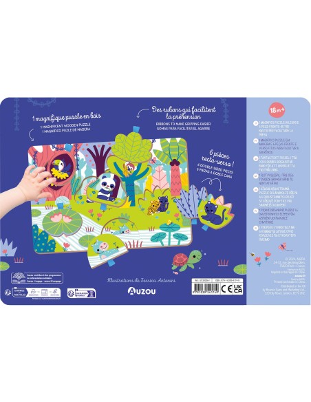 Mon premier puzzle d'encastrement - Coucou caché - Auzou