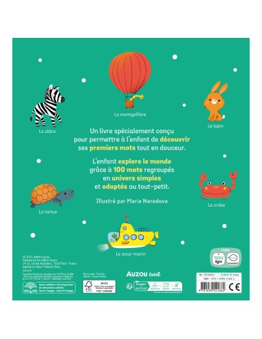 Mes 100 mots pour découvrir le monde - Auzou