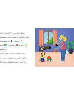 Je lis avec toi - P'tit Loup - P'tit Loup ne dort pas à la maison - Auzou 2