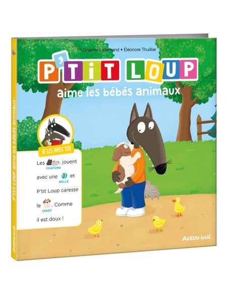 Je lis avec toi - P'tit Loup aime les bébés animaux - Auzou