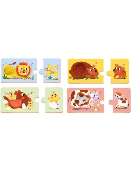 Mes premiers puzzle duo à toucher - Auzou