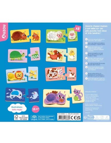 Mes premiers puzzle duo à toucher - Auzou