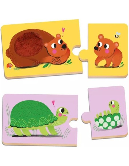 Mes premiers puzzle duo à toucher - Auzou