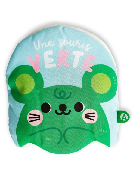 Comptines tissu accordéon - Une souris verte - Auzou