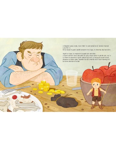 Les p'tits classiques - Zako ek lo zariko mazik - Créole réunionnais - Auzou