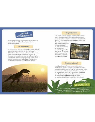 A la découverte des dinosaures - Auzou