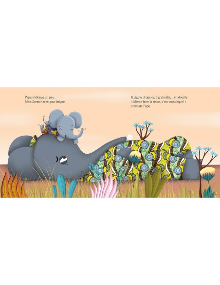 Scratch l'éléphant est trop collant - Auzou