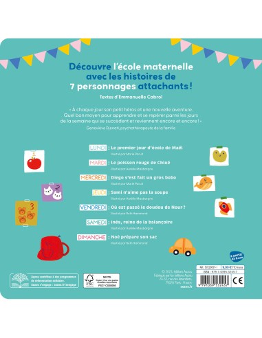 Mes 7 histoires à l'école maternelle - Auzou