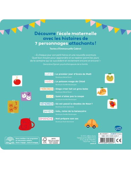 Mes 7 histoires à l'école maternelle - Auzou