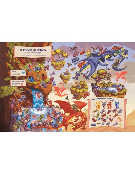 Cherche & trouve - Azuro et les dragons - Auzou