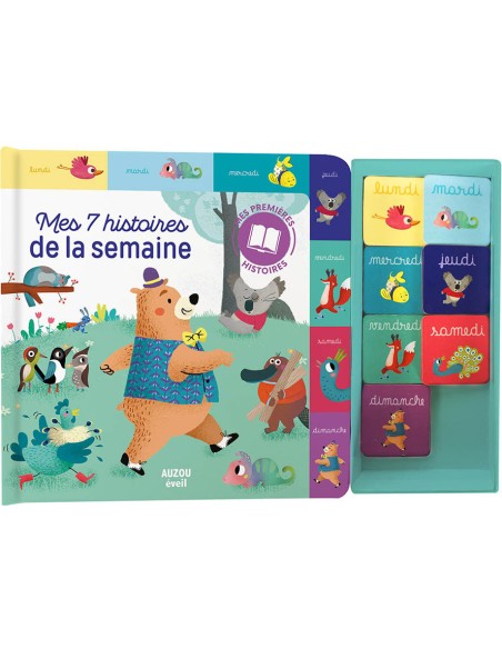 Mes 7 histoires de la semaine - Coffret memory - mes premières histoires - Auzou