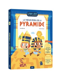 Livre-jeux des petits aventuriers - Le trésor perdu de la pyramide - Auzou