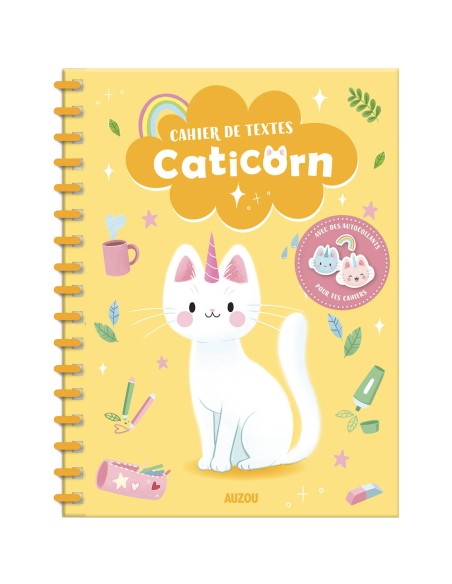 Cahier de textes - Caticorn - Auzou