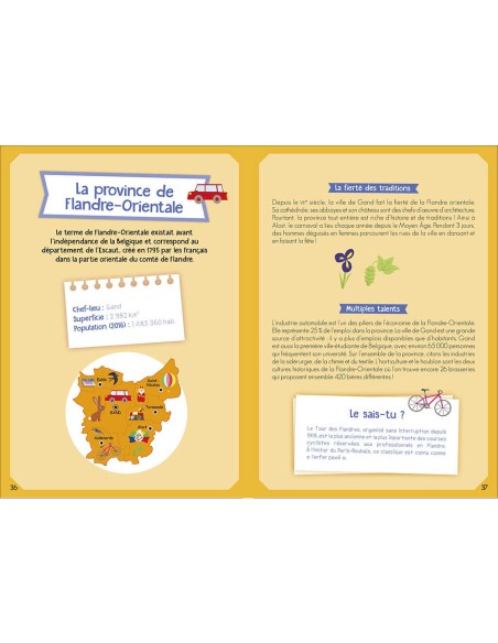 À la découverte de la belgique - Auzou