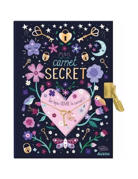 Ma papeterie créative - Mon carnet secret - Joli bijou - Auzou