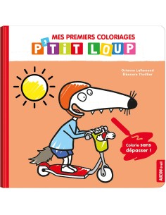 Mes premiers coloriages - P'tit loup - Les jouets - Auzou