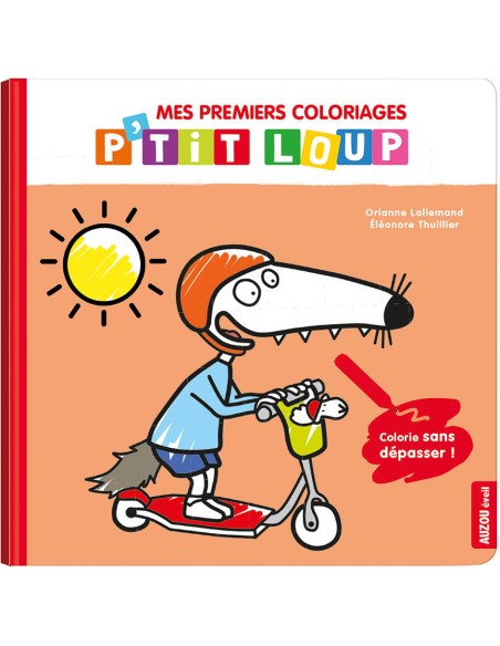 Mes premiers coloriages - P'tit loup - Les jouets - Auzou