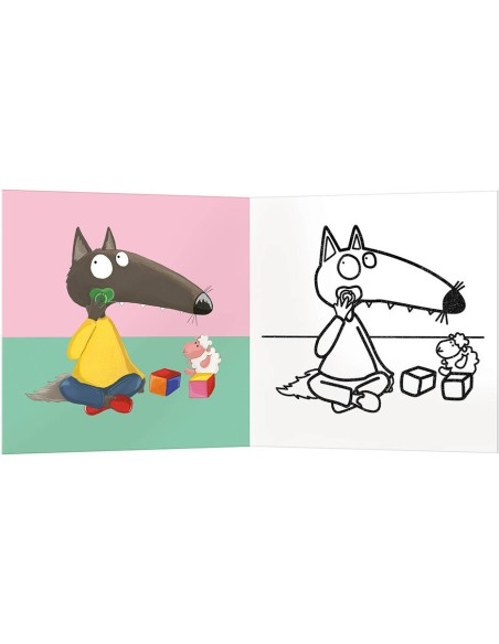 Mes premiers coloriages - P'tit loup - Les jouets - Auzou