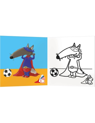 Mes premiers coloriages - P'tit loup - Les jouets - Auzou