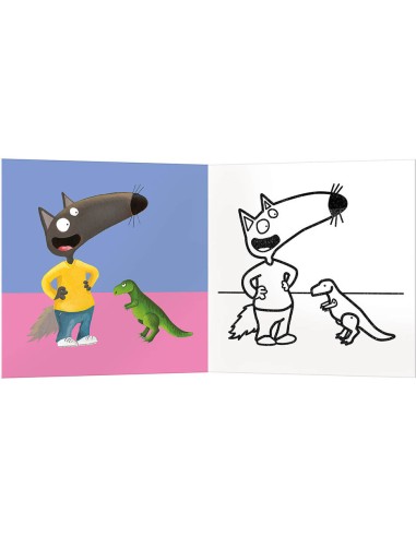 Mes premiers coloriages - P'tit loup - Les jouets - Auzou