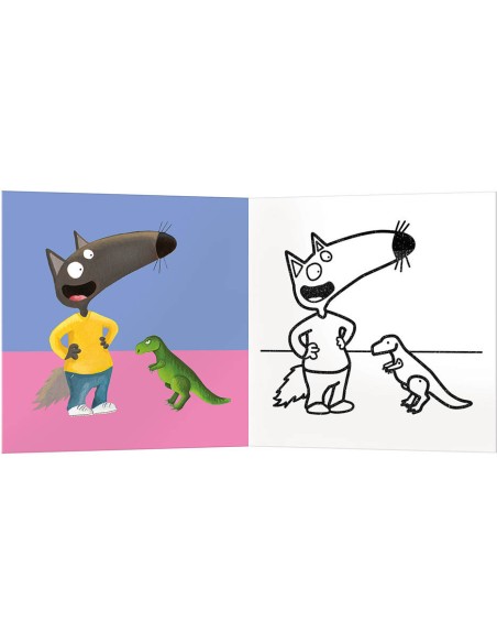 Mes premiers coloriages - P'tit loup - Les jouets - Auzou