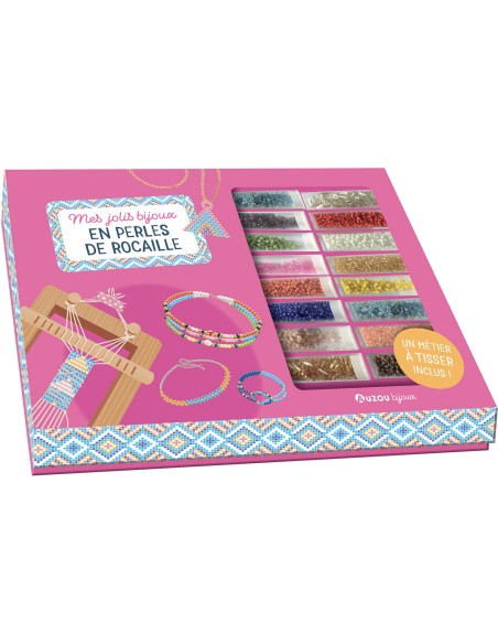 Ma boîte à bijoux - Mes jolis bijoux en perles de rocaille - Auzou