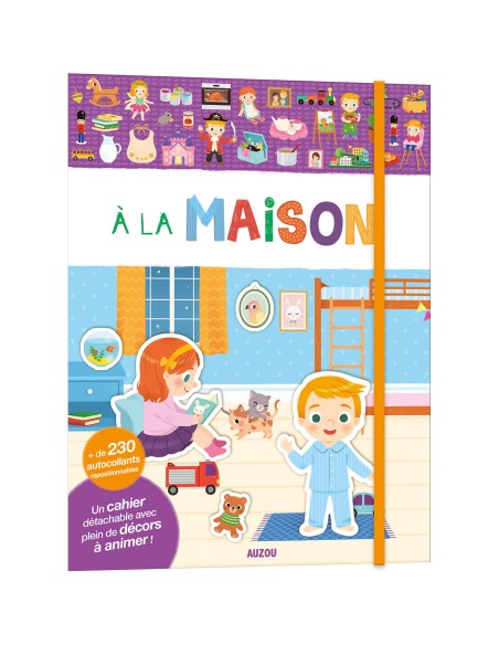 Mes tout premiers autocollants - A la maison - Auzou