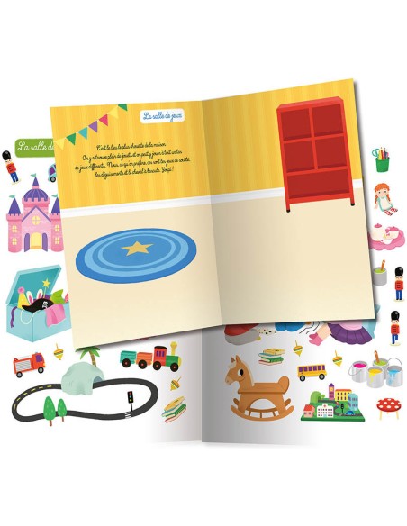 Mes tout premiers autocollants - A la maison - Auzou