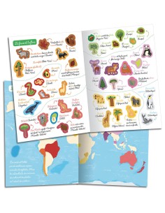 Mes autocollants malins - Je decouvre le monde - Auzou 2