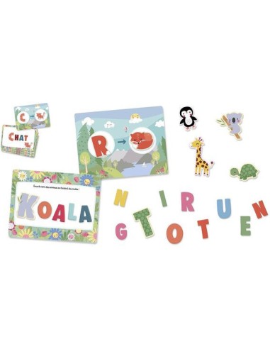 Mon petit coffret aimanté - abécédaire - Auzou