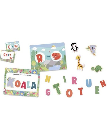 Mon petit coffret aimanté - abécédaire - Auzou