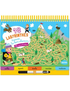 48 labyrinthes - Trouve le bon chemin ! - Auzou