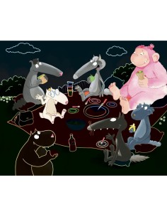 Ma pochette d'artiste - Mes cartes a gratter loup - Auzou 2