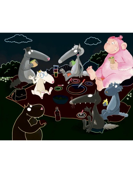 Ma pochette d'artiste - Mes cartes a gratter loup - Auzou