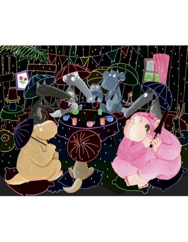 Ma pochette d'artiste - Mes cartes a gratter loup - Auzou