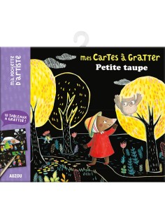 Ma pochette d'artiste - Mes cartes à gratter petite taupe - Auzou